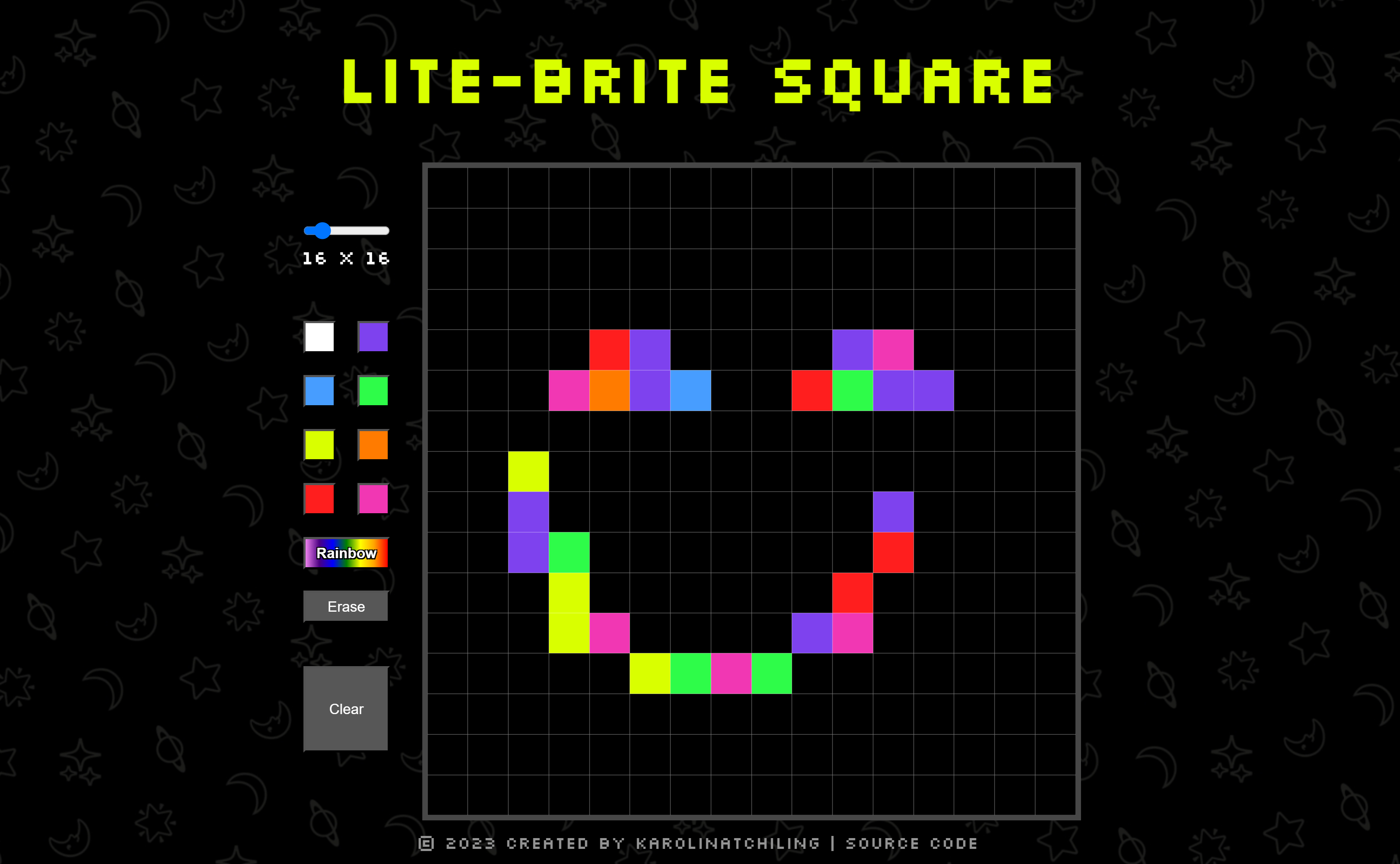 Lite-Brite Square